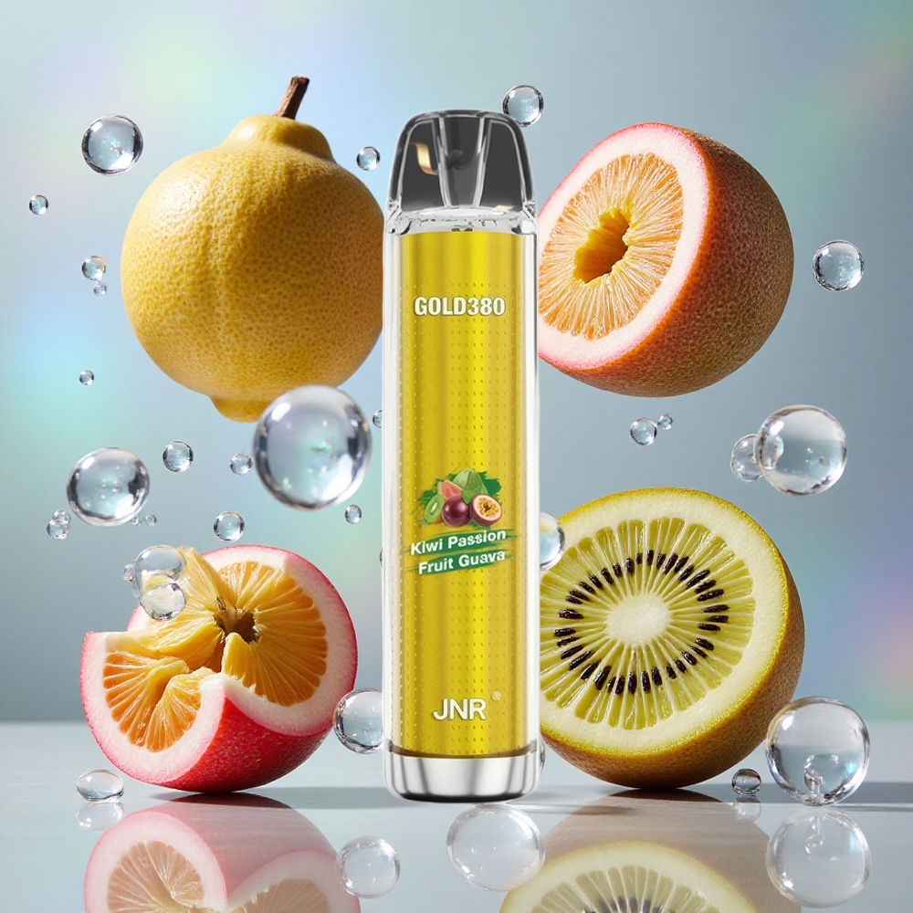 Kivi Pasija Guava JNR Gold380 6000 Puffs Једнократни Вапе 1500mAh Батерија