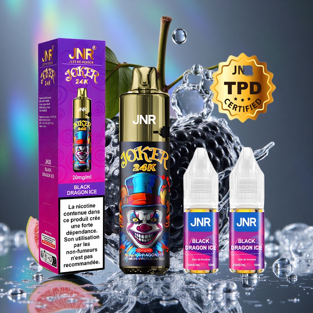 Crni Zmaj Led JNR Joker 24K Puffs 800мАх батерија