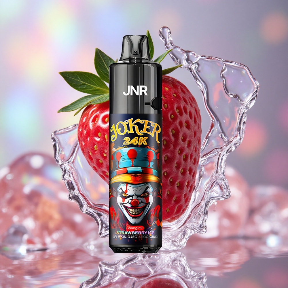 Јагода Лед JNR Joker 24000 пуфа 2 10ml Поново Напуњива Чахура