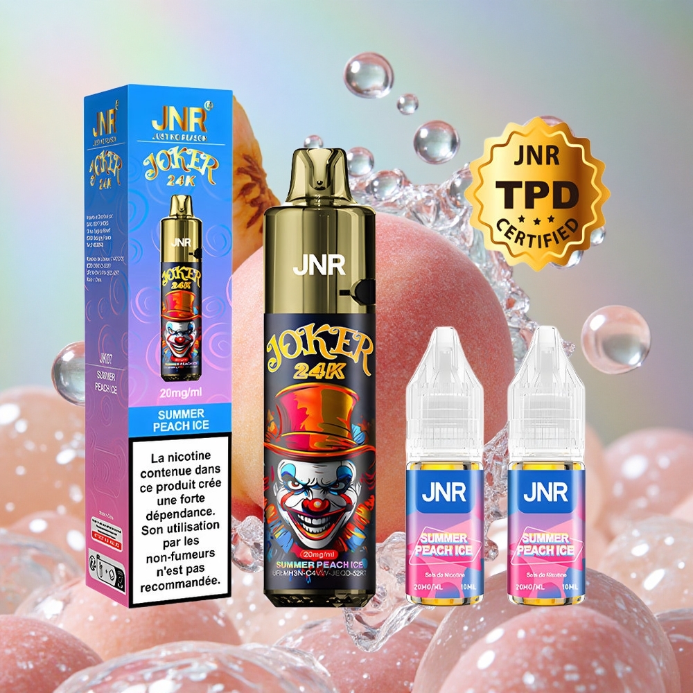 Letnja Breskva Led JNR Joker 24000 Puffs 800мАх батерија
