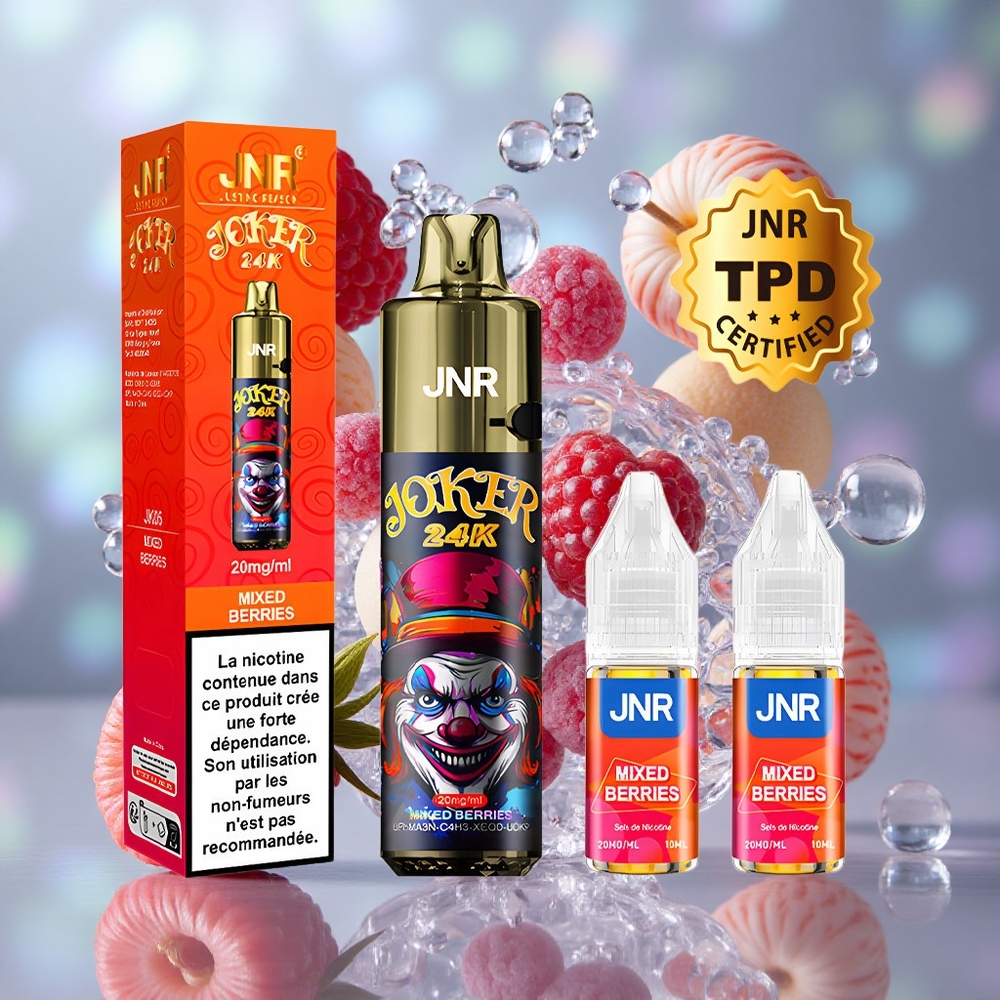 Mešane jagode JNR Joker 24K Puffs 24000 Puffs са 800мАх батерија