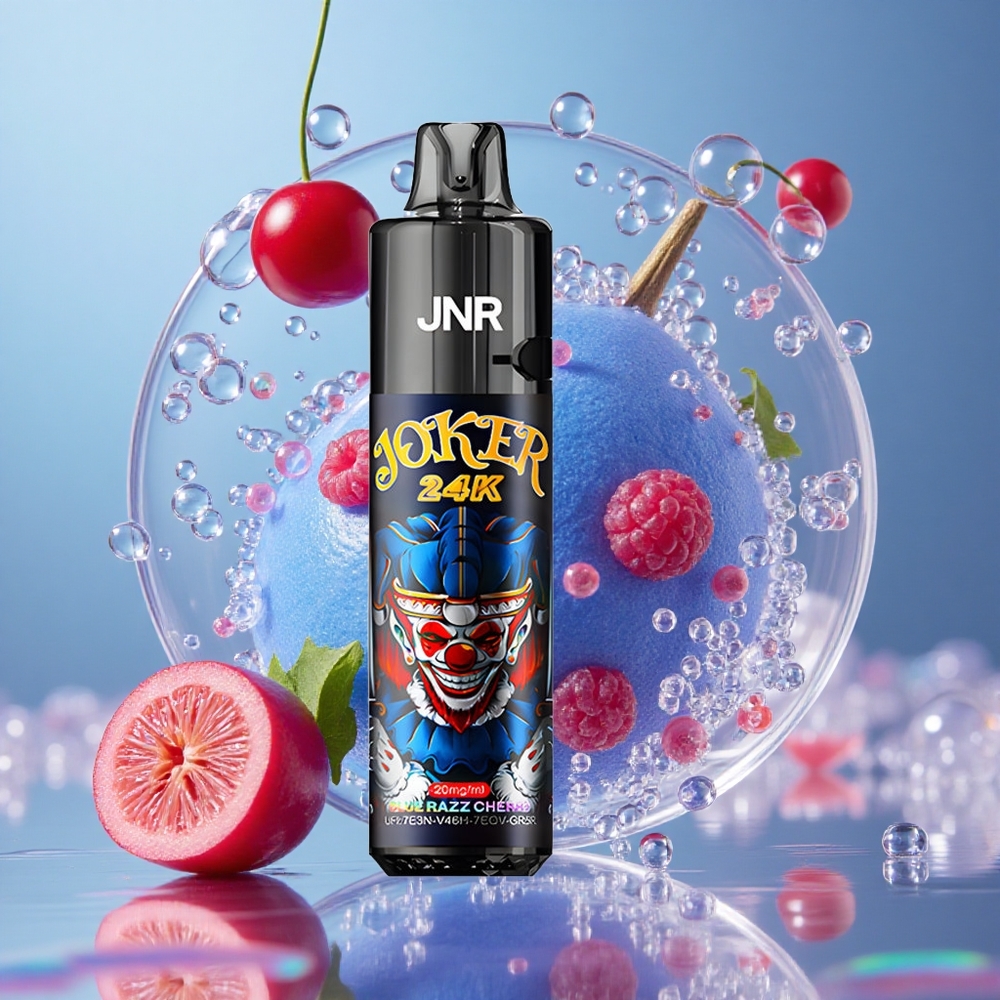 Plava Malina Trešnja JNR Joker 24K Puffs 800мАх батерија
