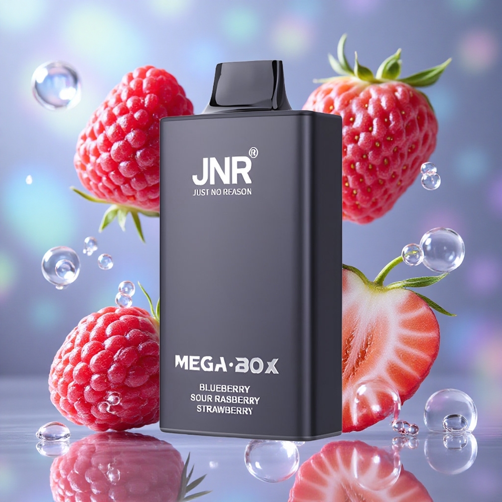 Borjnica-Kisela Malina-Jagoda JNR Mega Box 25000 Puffs Дуал Месх Цоил