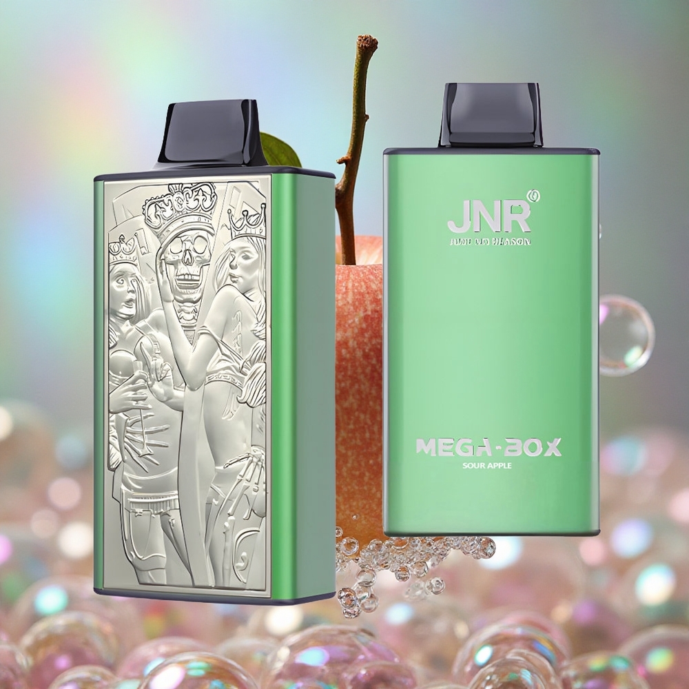 Kisela Jabuka JNR Mega Box 25000 Puffs Дуал Месх Цоил