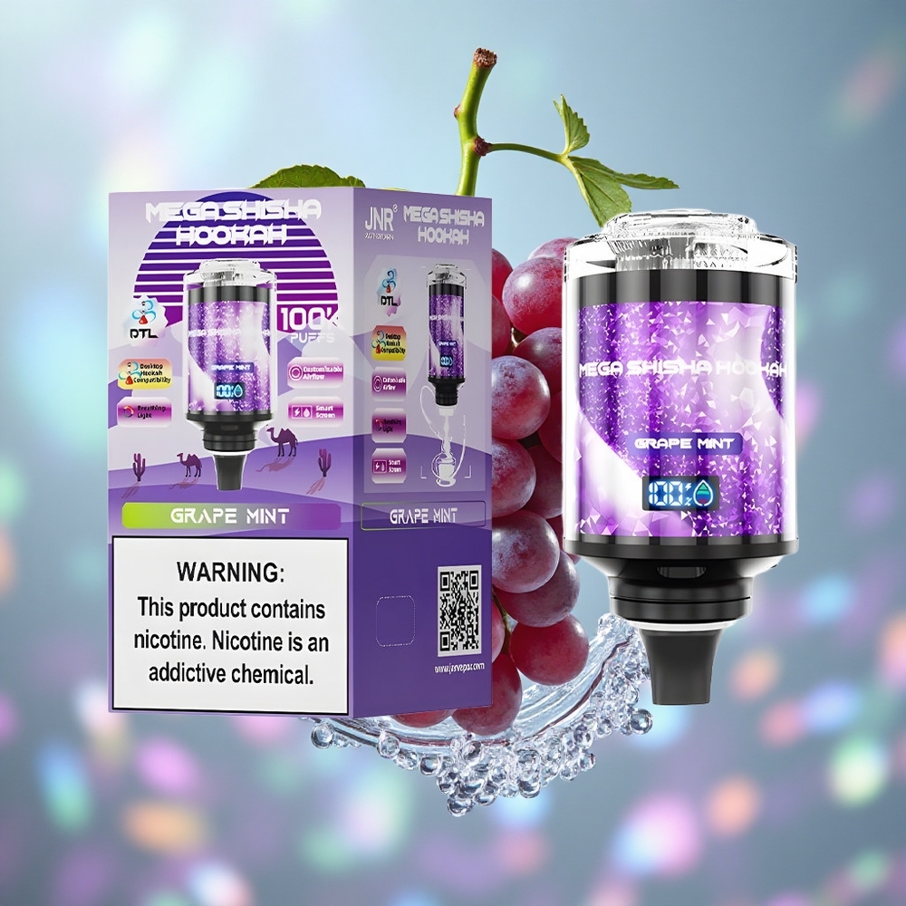 Grozdana Mentol JNR Mega Shisha 100K Desktop Kompatibilnost 2200мАх батерија