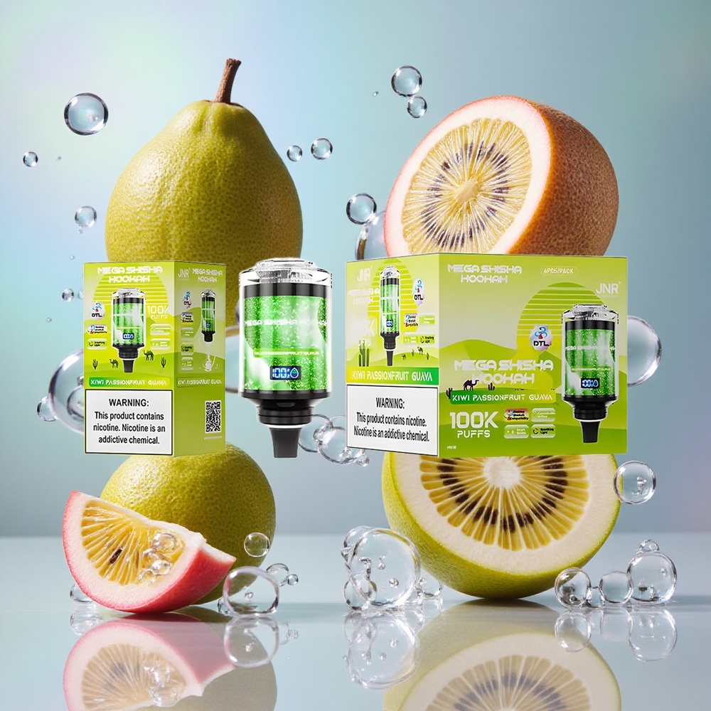 Kivi Marakuća Guava JNR Mega Shisha 100K Desktop Kompatibilnost 2200мАх батерија