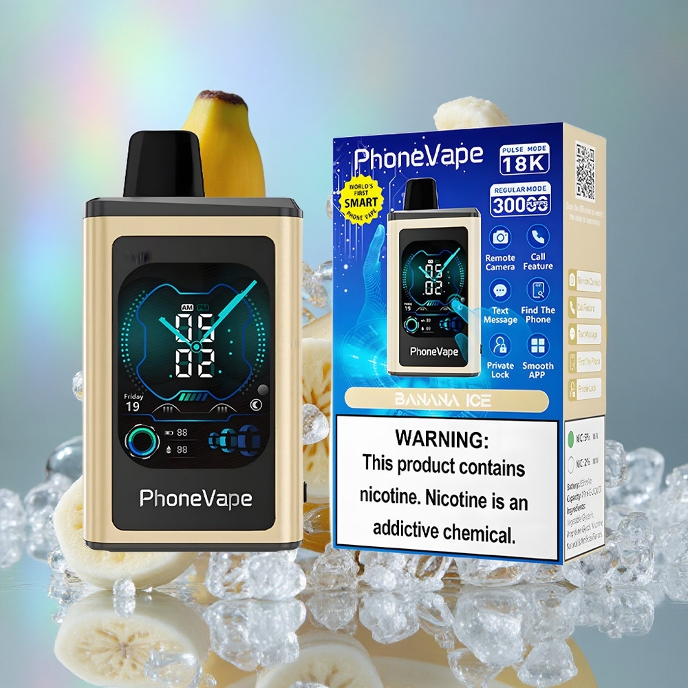 Banana Led JNR PhoneVape 30000 Puffs Фулл Дисплаи Сцреен