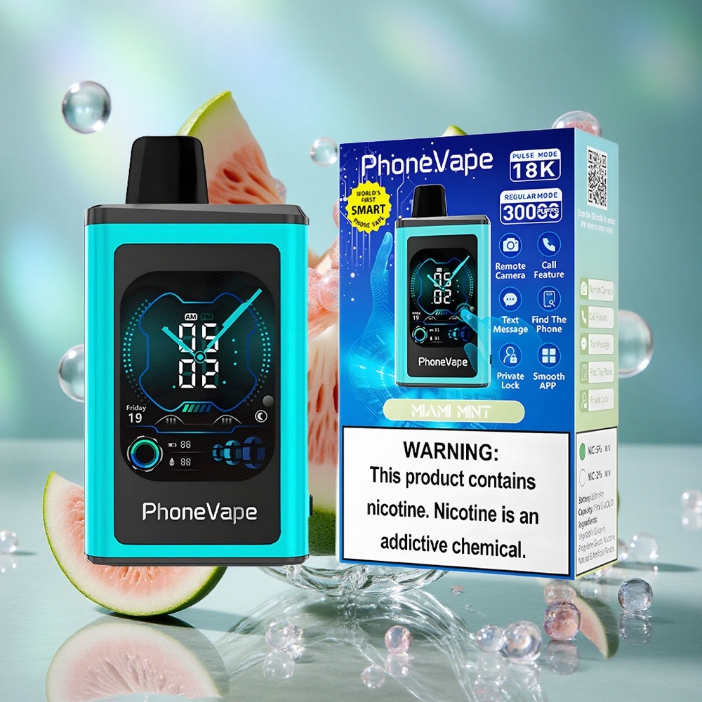 Miami Metvica JNR PhoneVape 30000 Puffs Фулл Дисплаи Сцреен