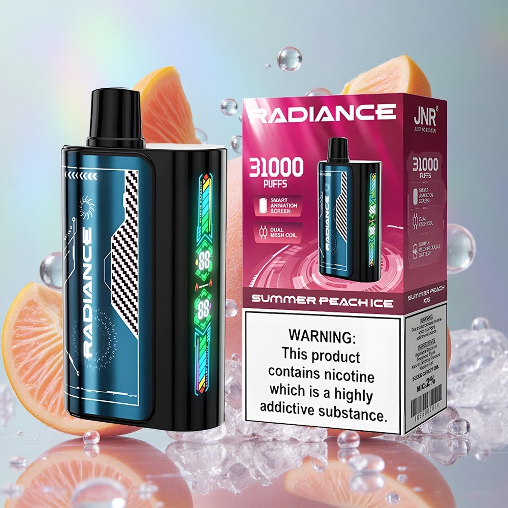 Letnja Breskva Led JNR Radiance 31000 Puffs Дуал Месх Цоил