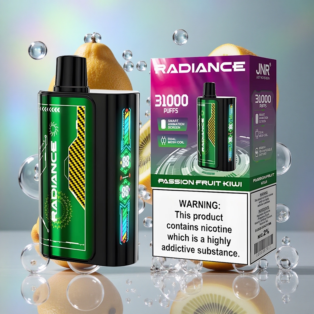 Passion Fruit Kiwi JNR Radiance 31000 Puffs Дуал Месх Цоил