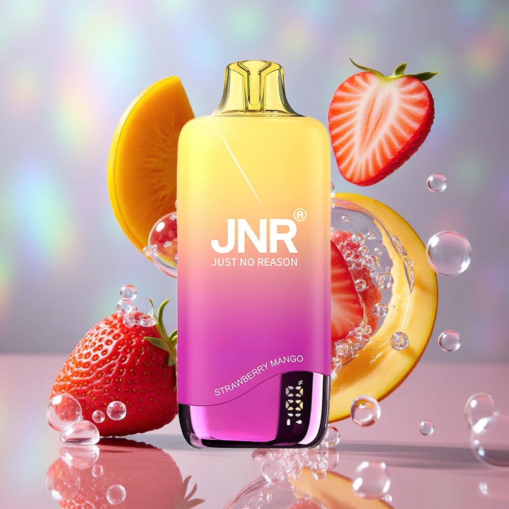 Јагода Манго JNR Rainbow 10500 Puffs 18 мл Е-течности