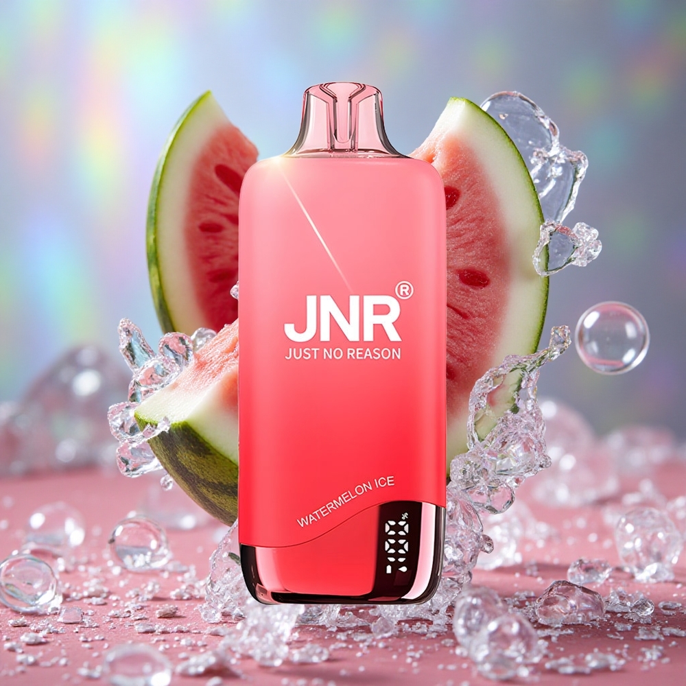 Лубеница лед JNR Rainbow 10500 Puffs 18 мл Е-течности
