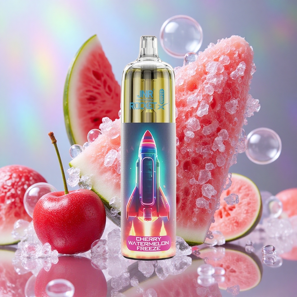 Трешња Лубеница Замрзнута JNR Rocket-X 12400 Puffs 25мл Е-течности
