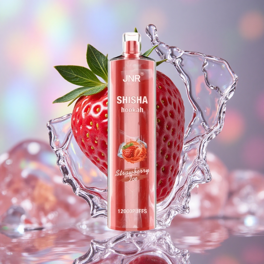 Јагода Лед JNR Shisha Hookah 12000 Пуфова 24 мл Е-течности