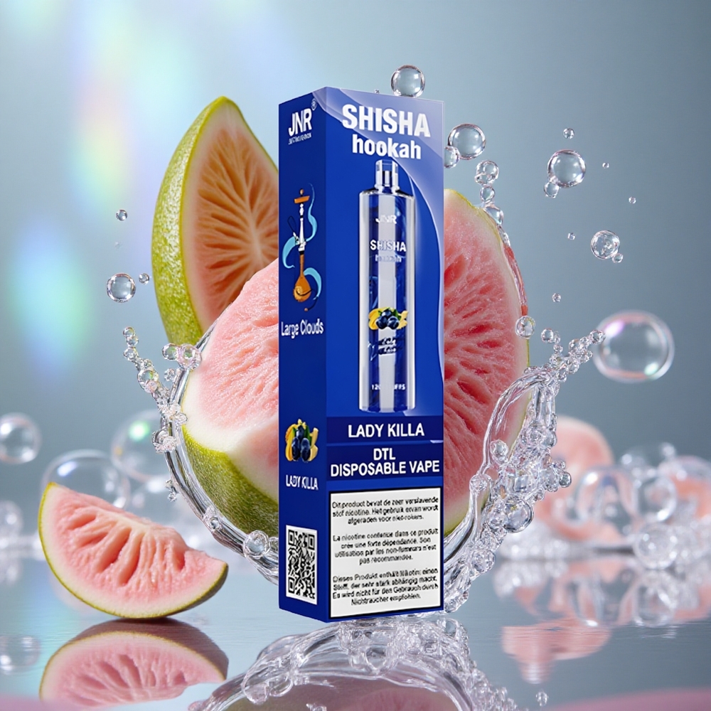 JNR Shisha Hookah 12000 Puffs Једнократни Вапе Lady Killa 24 мл Е-течности