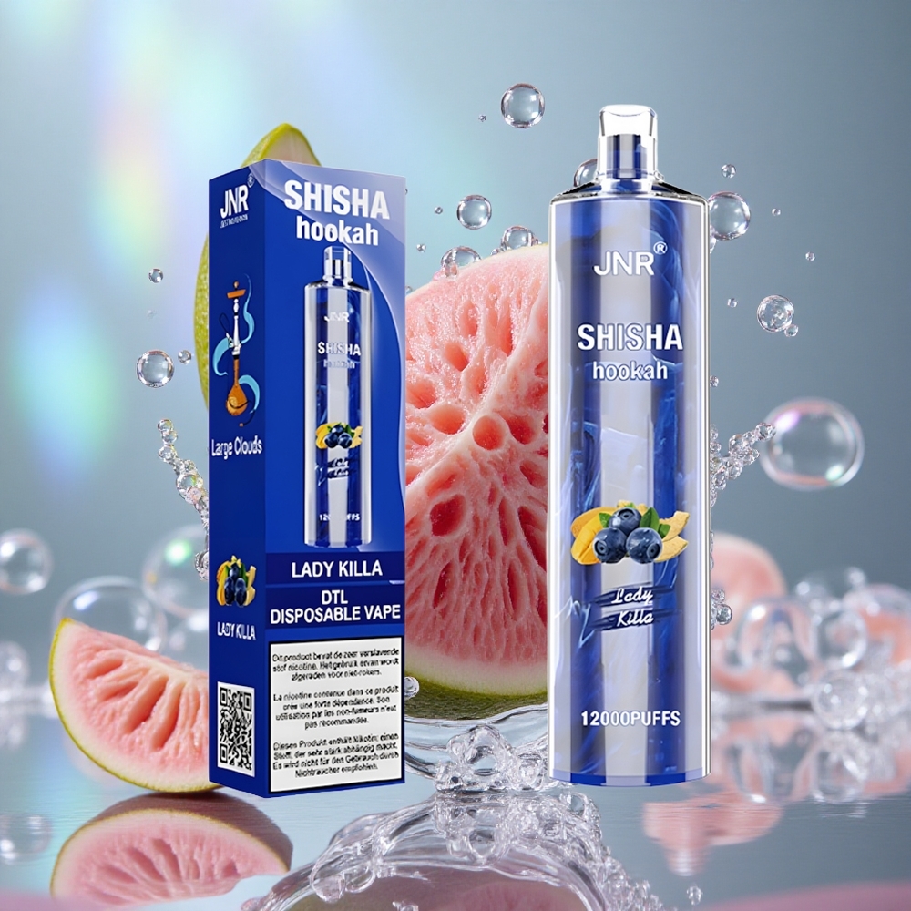 JNR Shisha Hookah 12000 Puffs Једнократни Вапе Lady Killa 24 мл Е-течности