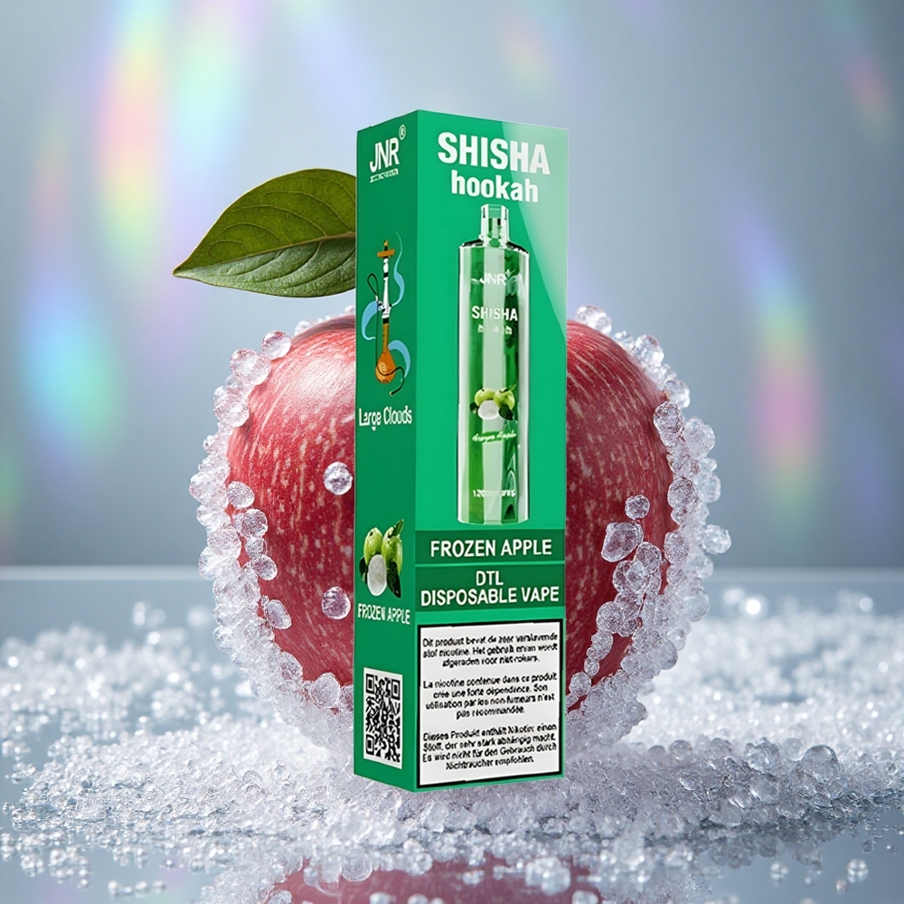 Ledena Jabuka JNR Shisha Hookah 12000 Puffs 24 мл Е-течности