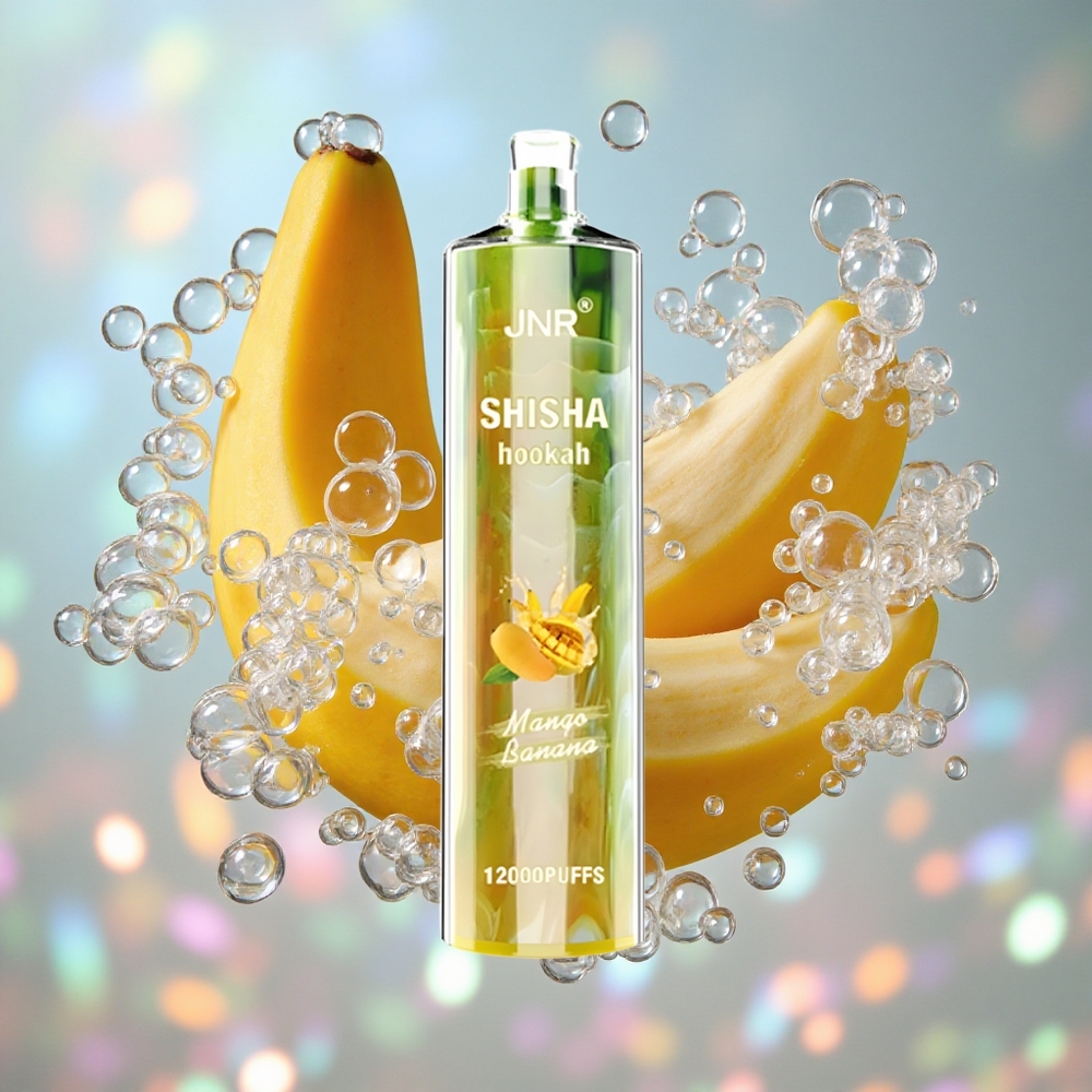 Mango Banana JNR Shisha Hookah 12000 Puffs 24 мл Е-течности