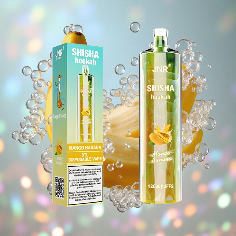 Mango Banana JNR Shisha Hookah 12000 Puffs 24 мл Е-течности