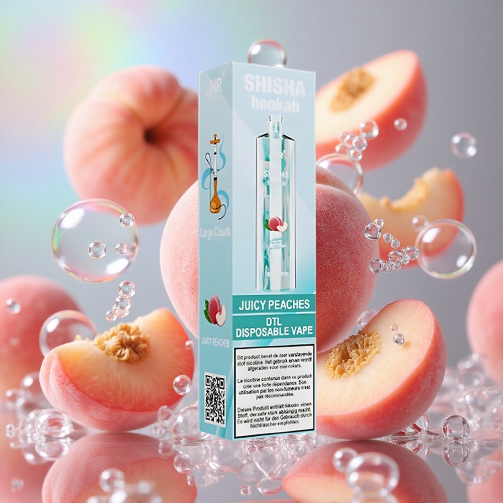 Socna Breskva JNR Shisha Hookah 12000 Puffs Једнократни Вапе