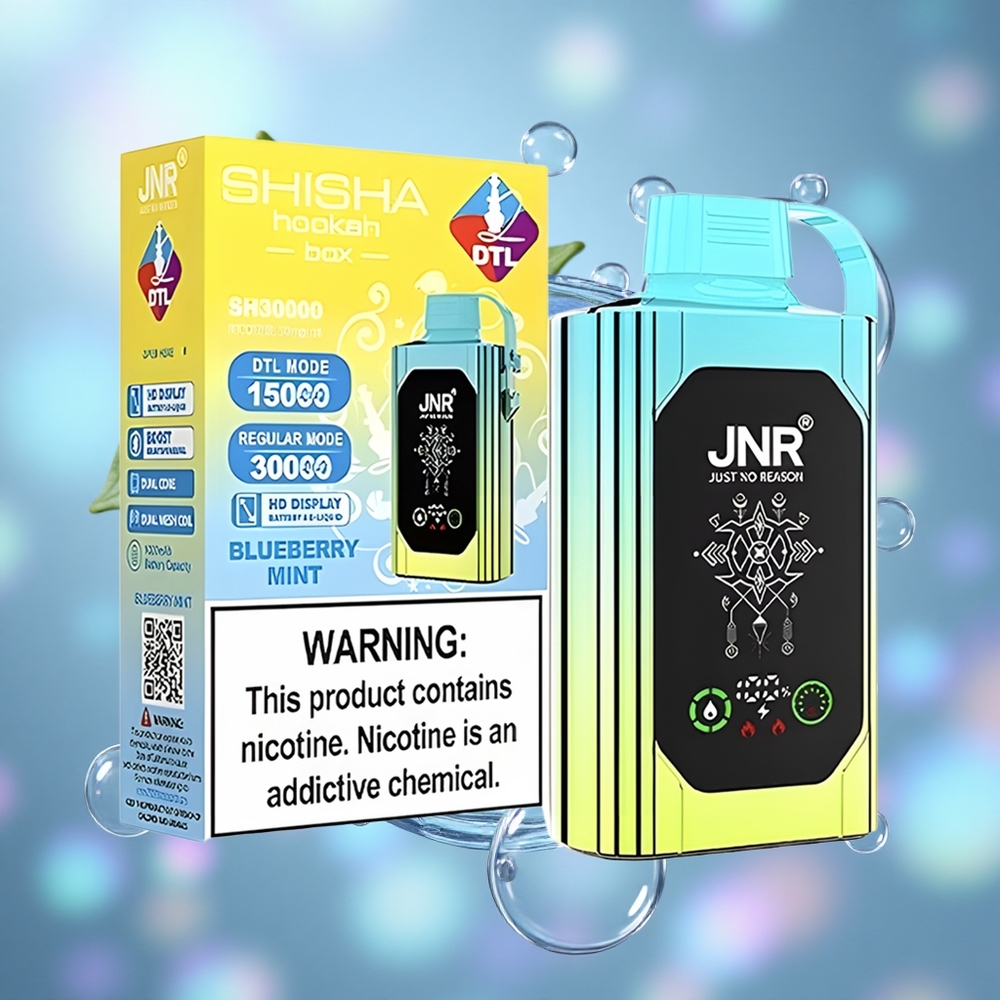 Borovnica Met JNR Shisha Hookah Box 20500 Puffs Дуал Месх Цоил