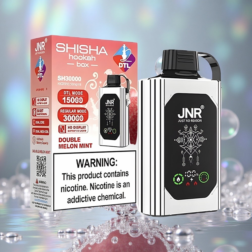 Dvostruka Jabuka JNR Shisha Hookah Box 20500 Puffs Дуал Месх Цоил