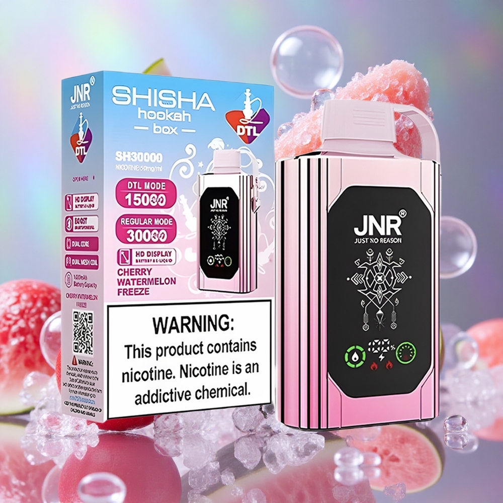 Трешња Лубеница Замрзина JNR Shisha Hookah Box 20500 Пудова Дуал Меш Коил