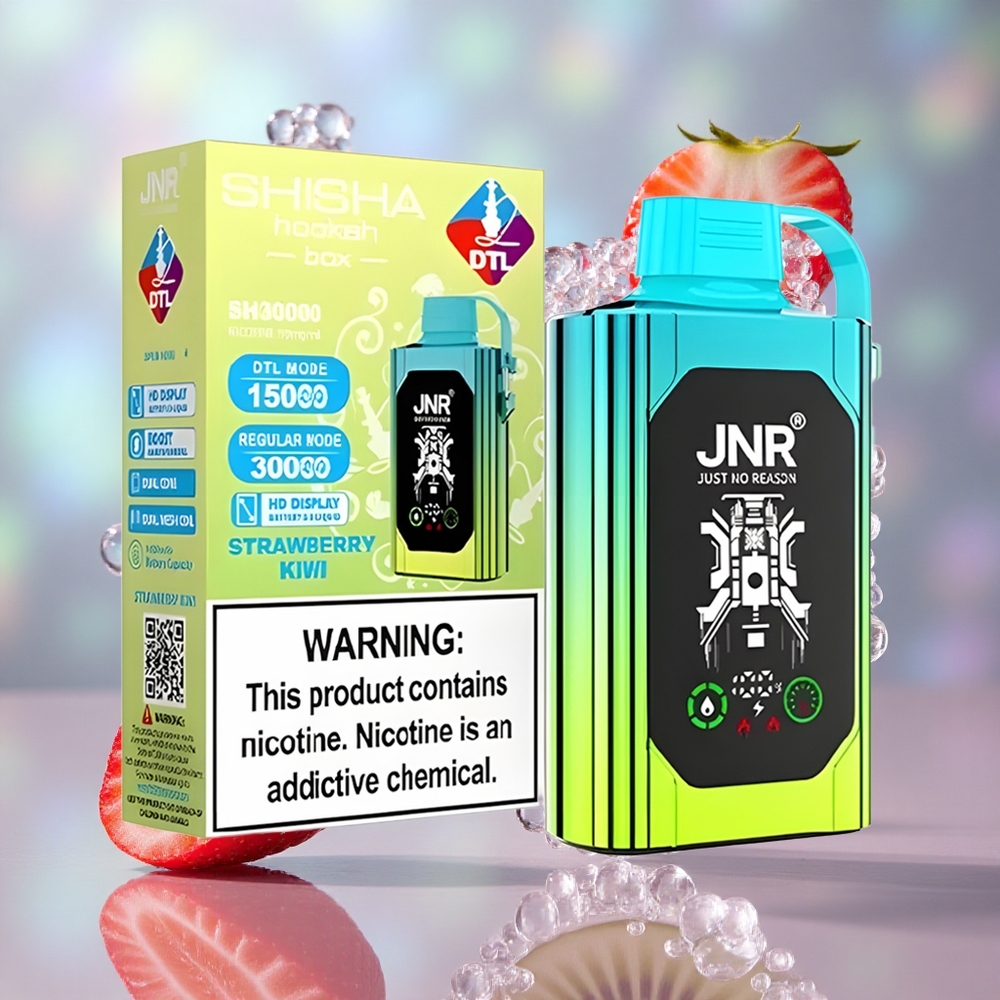 Јагода Киви JNR Shisha Hookah Box 20500 Пуфова Дуал Месх Цоил