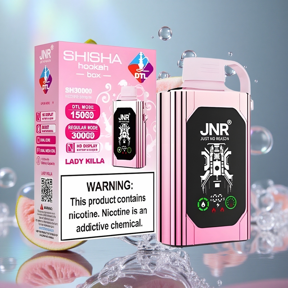 Јагода JNR Shisha Hookah Box 20500 Puffs Дуал Месх Цоил
