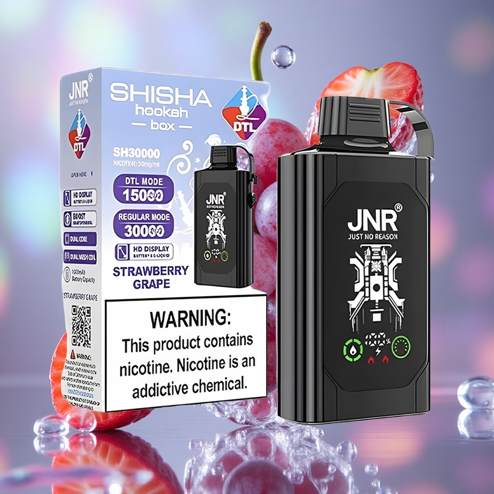 Jagoda Grožđe JNR Shisha Hookah Box 20500 Puffs Дуал Месх Цоил