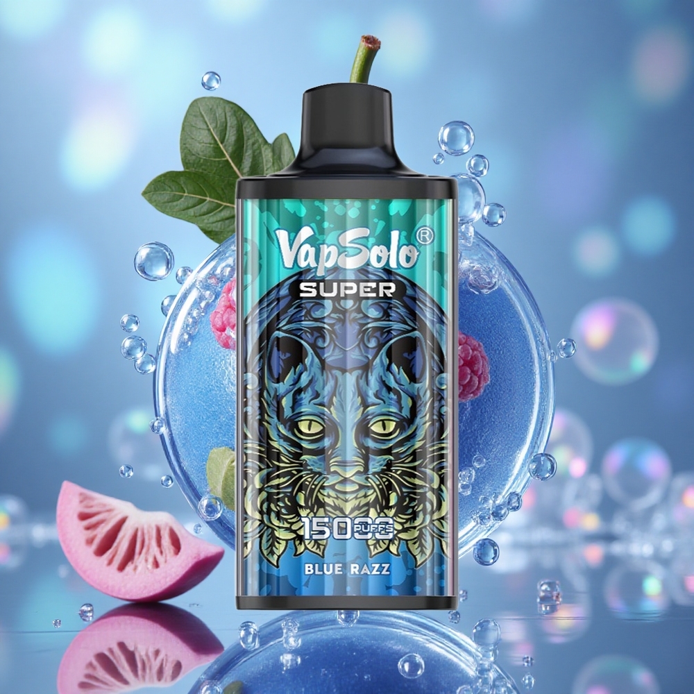 Plava malina Vapsolo Super 15000 Puffs 40 мл е-течности