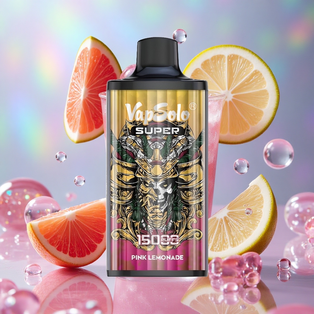 Розе лимун Vapsolo Super 15000 Puffs 850мАх батерија