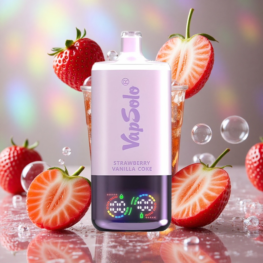 Jagoda Vanila Koka VapSolo Triple 30000 Puffs 40 мл е-течности