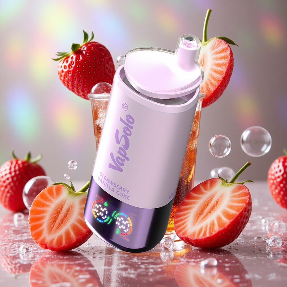 Jagoda Vanila Koka VapSolo Triple 30000 Puffs 40 мл е-течности