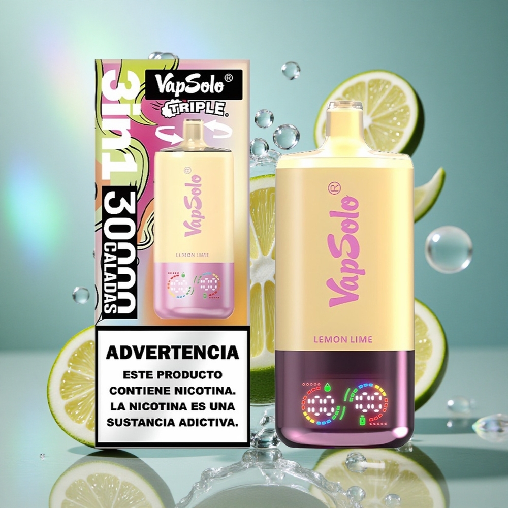 Limeta i Limun VapSolo Triple 30000 Puffs 40 мл е-течности