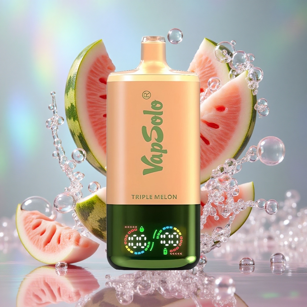 Trostruki melon VapSolo Triple 30000 Puffs sa 3 rezervoara