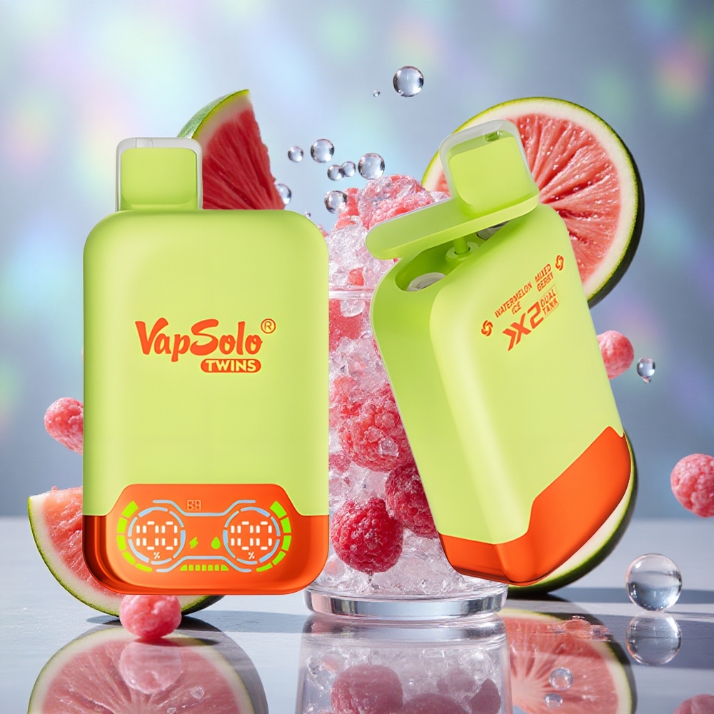 Лубеница лед & мешовите бобице Vapsolo Twins 20000 уста 40 ml