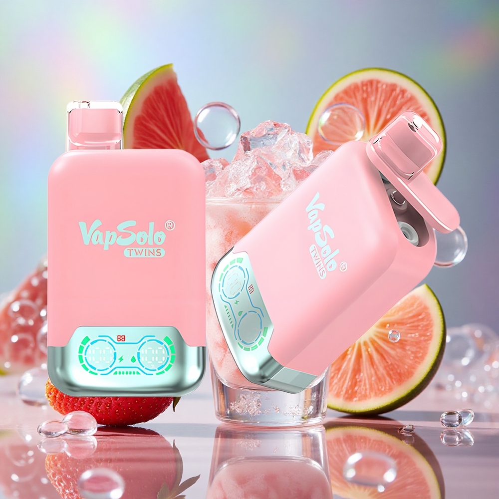 Јагода Лед Манго Бресква Лубеница Vapsolo Twins 20000 Пуфова