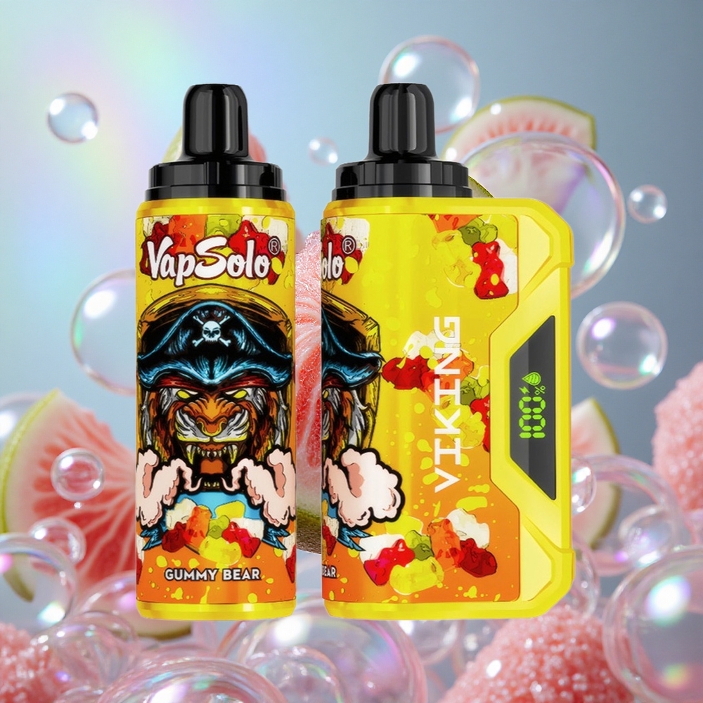 Gumeni meda VapSolo VIKING 12000 Puffs 22 мл Е-течности