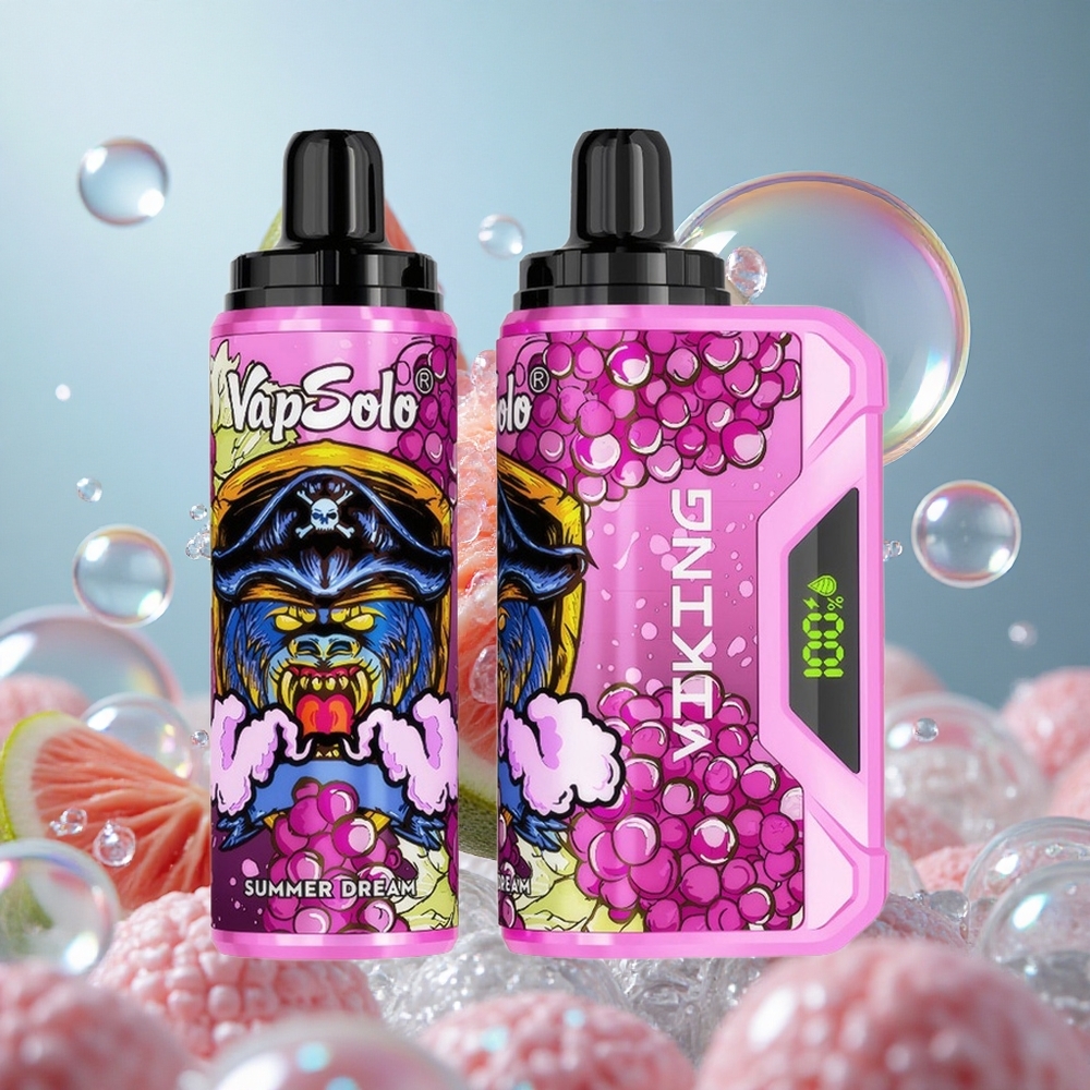 Letnji San VapSolo VIKING 12000 Puffs Једнократни Вапе 22 мл Е-течности