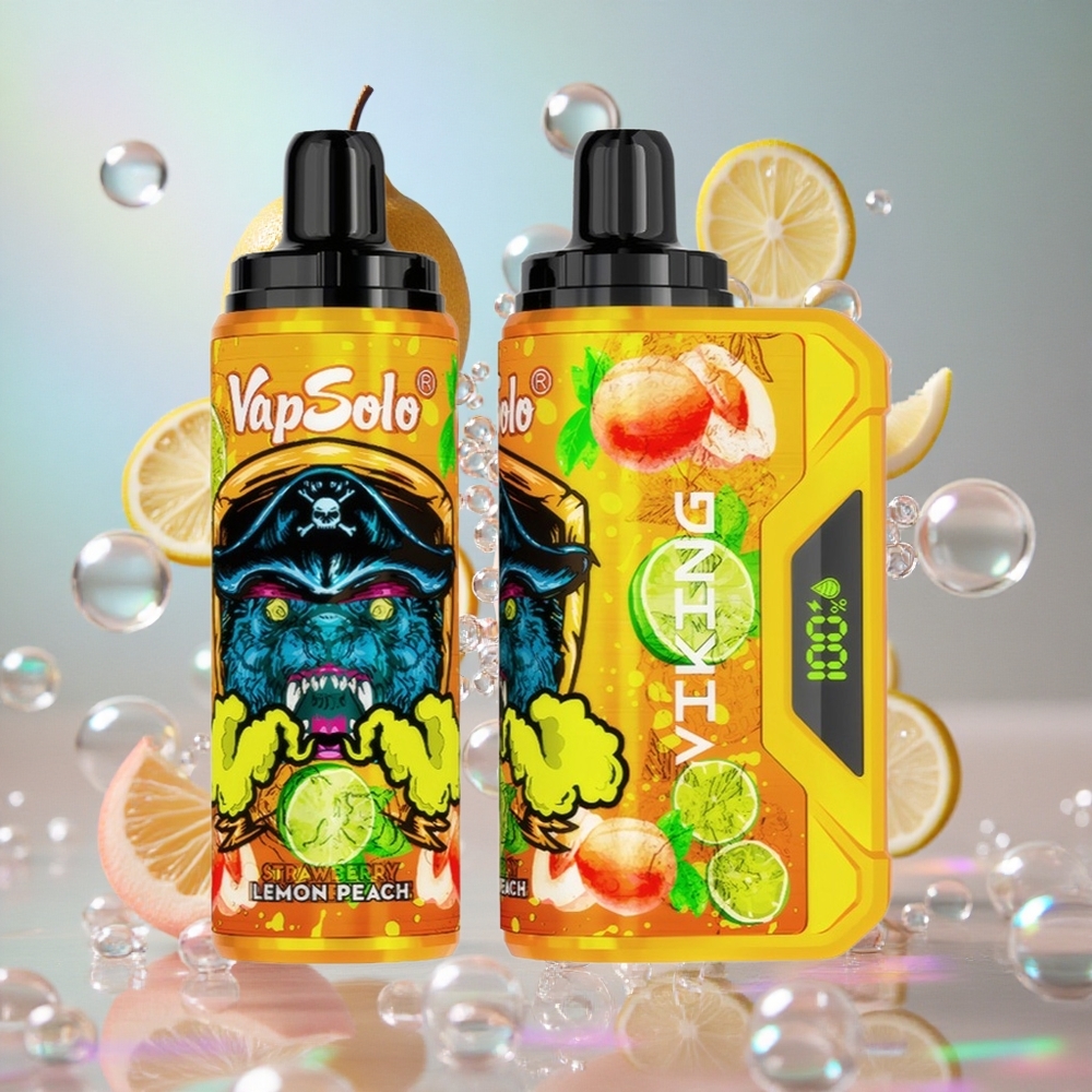 Limun Breskva VapSolo VIKING 12000 Puffs 22 мл Е-течности