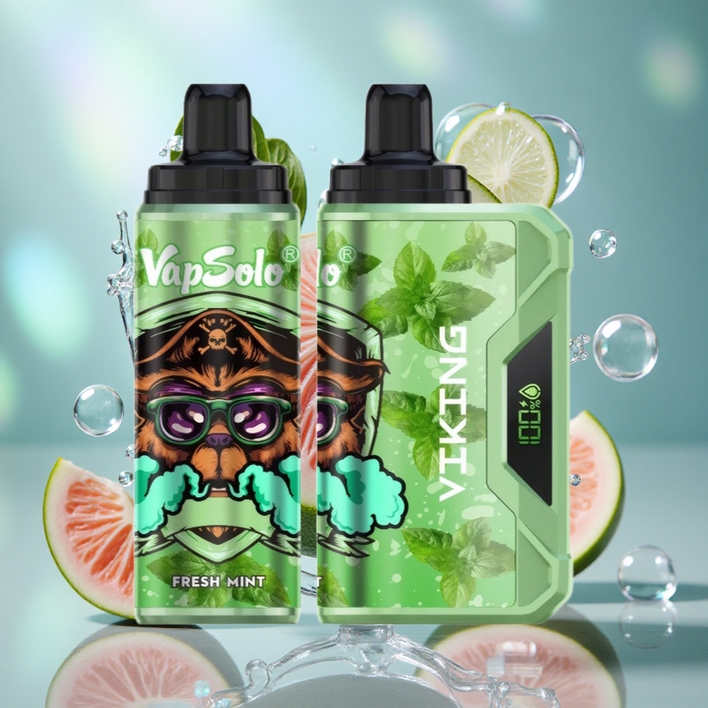 Sveža Nana VapSolo VIKING 12000 Puffs Једнократни Вапе 22 мл Е-течности
