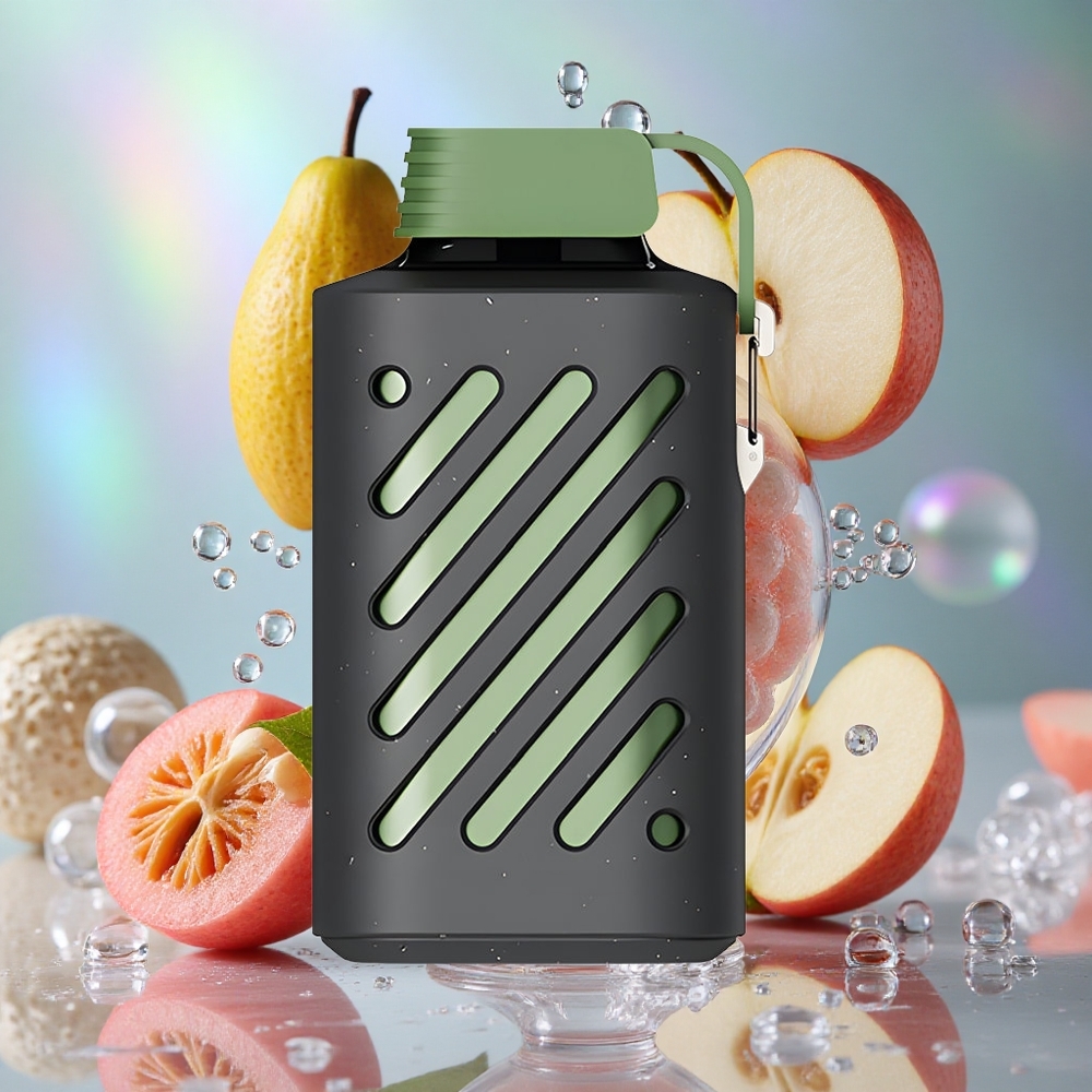 Kisela Jabuka Led VOZOL GEAR 10000 Једнократни Вапе 10000 Puffs 20 мл Е-течности