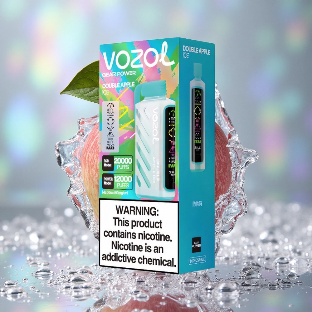 Dvostruka Jabuka Led VOZOL Gear Power 20000 Puffs Дуал Месх Цоил