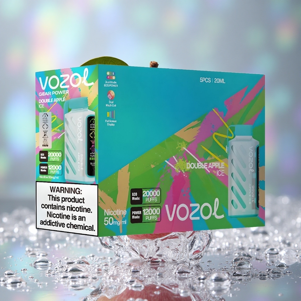 Dvostruka Jabuka Led VOZOL Gear Power 20000 Puffs Дуал Месх Цоил