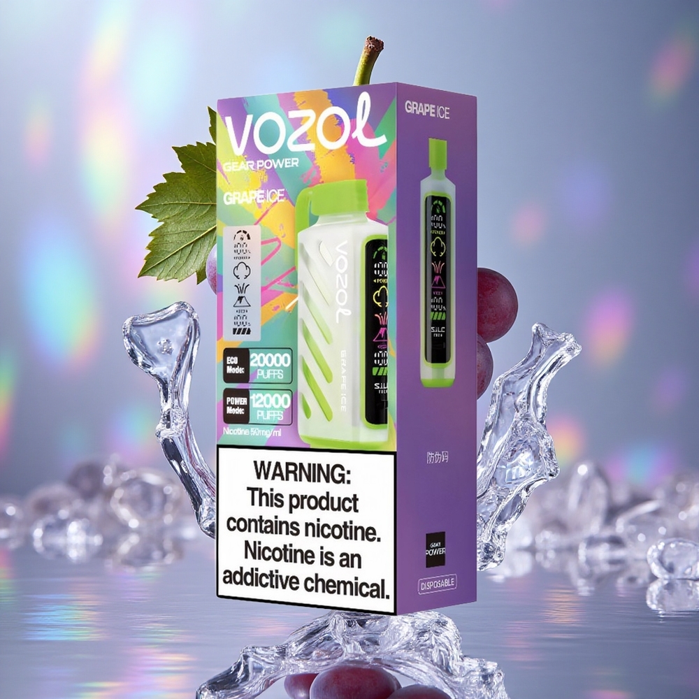 Grozd Led VOZOL Gear Power 20000 Puffs Дуал Месх Цоил