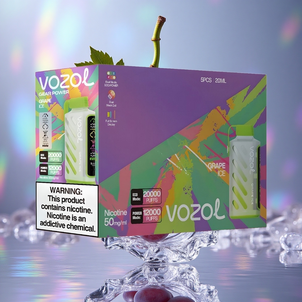 Grozd Led VOZOL Gear Power 20000 Puffs Дуал Месх Цоил