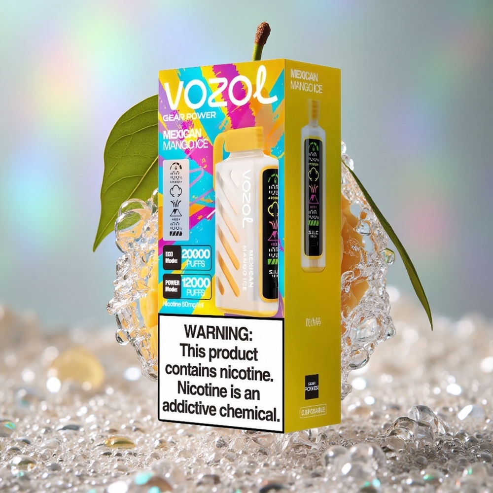 Meksički mango led VOZOL Gear Power 20000 Puffs Дуал Месх Цоил