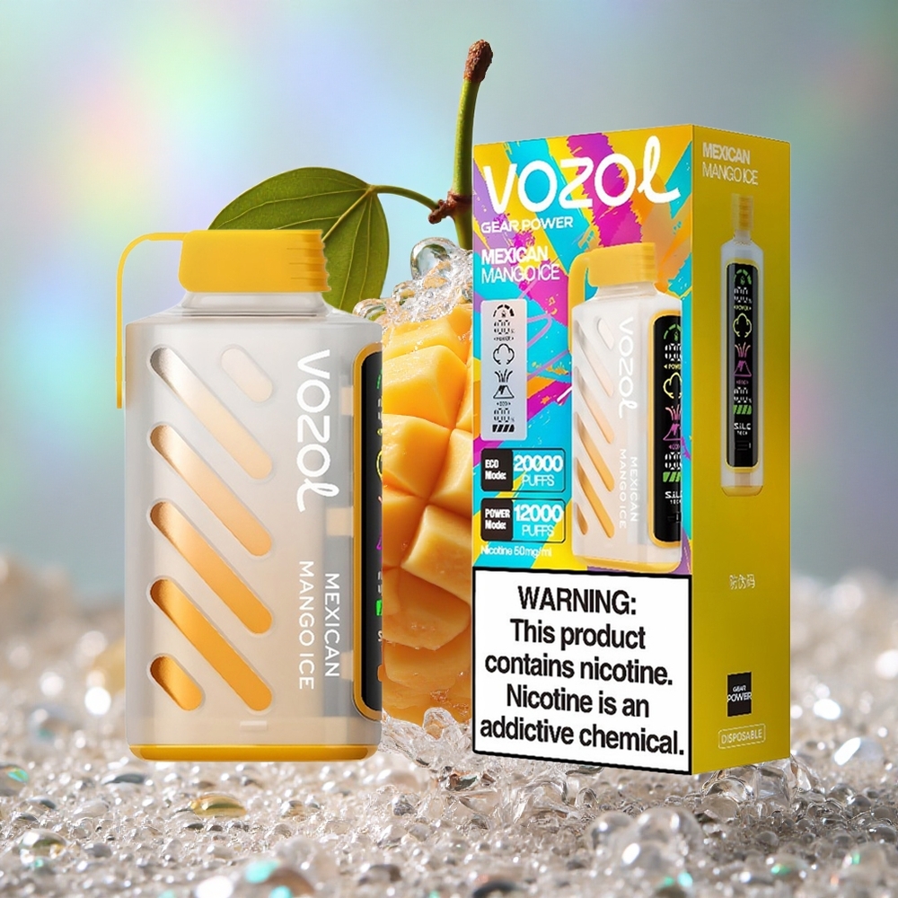 Meksički mango led VOZOL Gear Power 20000 Puffs Дуал Месх Цоил