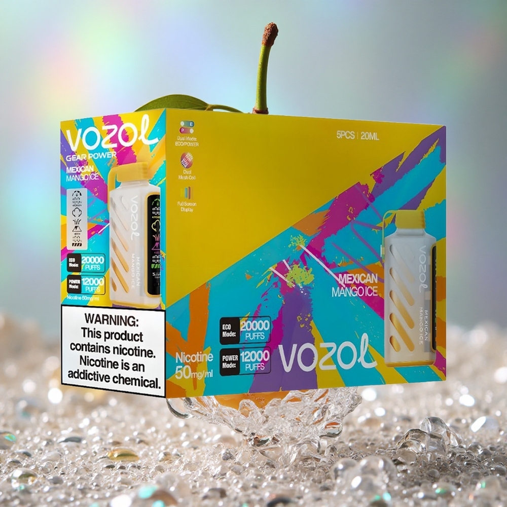 Meksički mango led VOZOL Gear Power 20000 Puffs Дуал Месх Цоил